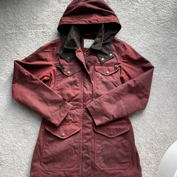 Filson waxed jacket with hood - Picture 1 of 5